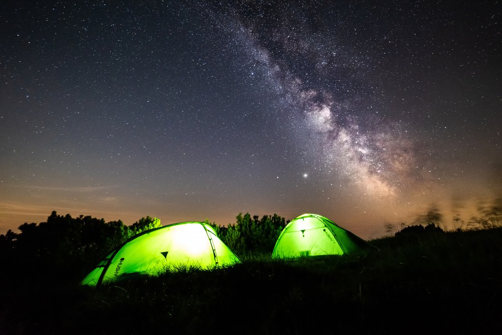 Sleeping in the Million Stars Hotel