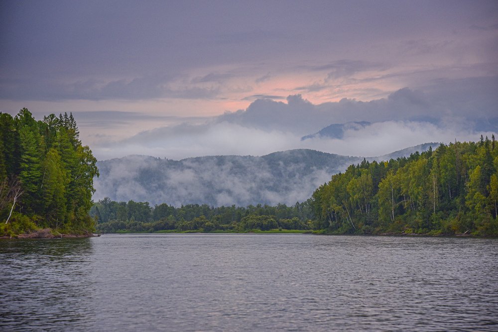 Утренний Казыр.