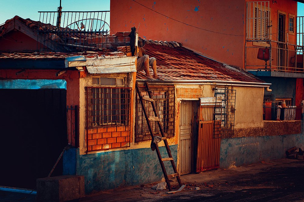 the afternoon on the roof