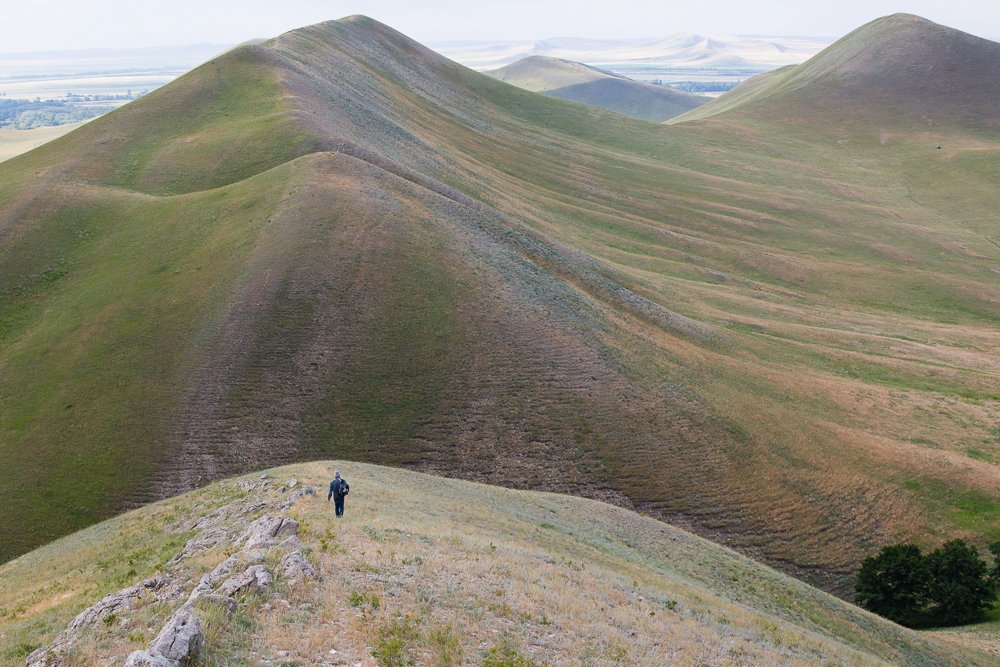 Долгие горы. Оренбургская область. Россия