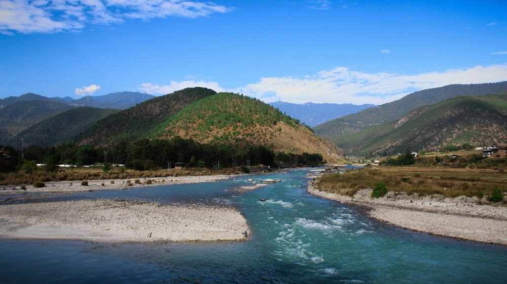 Where two rivers meet together.