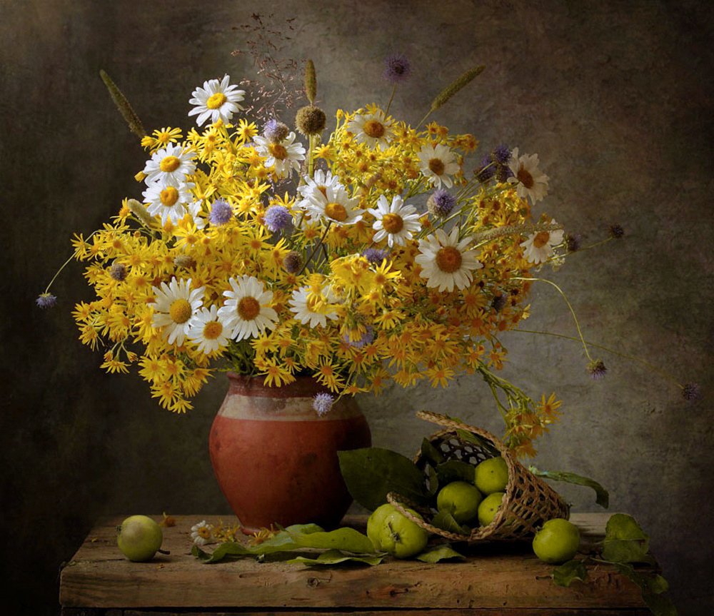 Тепло лета в полевых цветах.