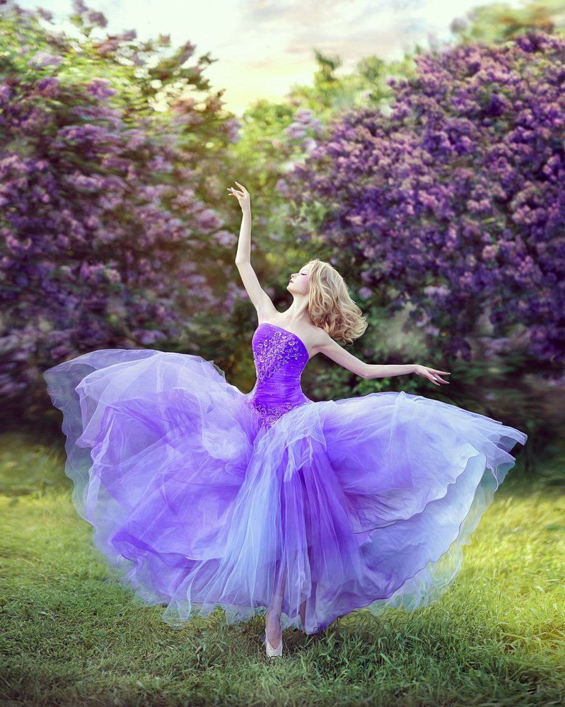 Ballet in lilac