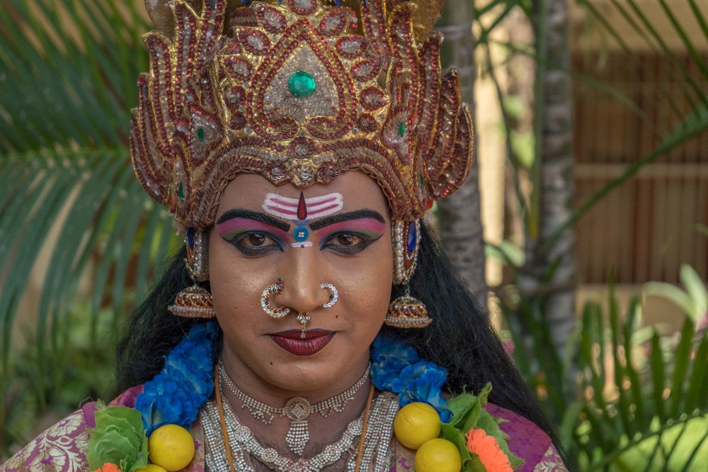 Street Drama Artist Portrait