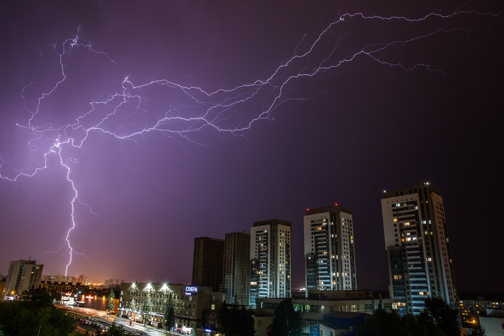 Гроза в городе