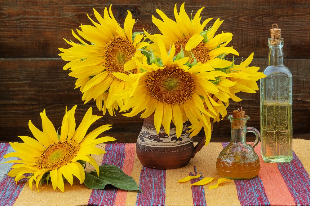 Подсолнухи