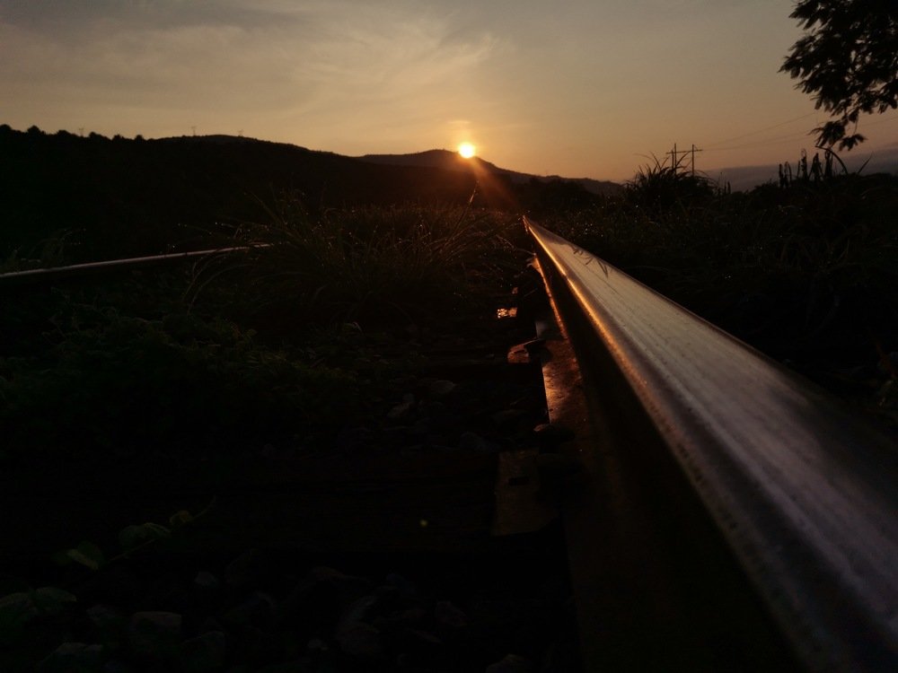 Raiload to the sunrise