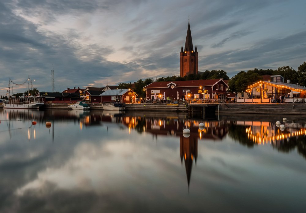 Mariestad harbor summer 2020