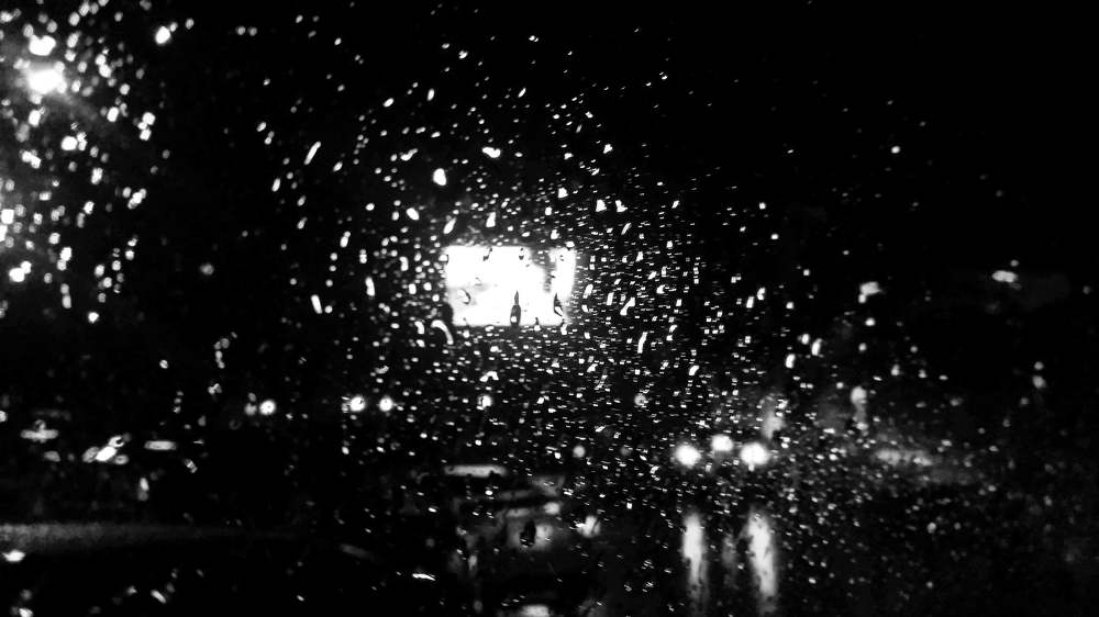 Rainy night of the summer.