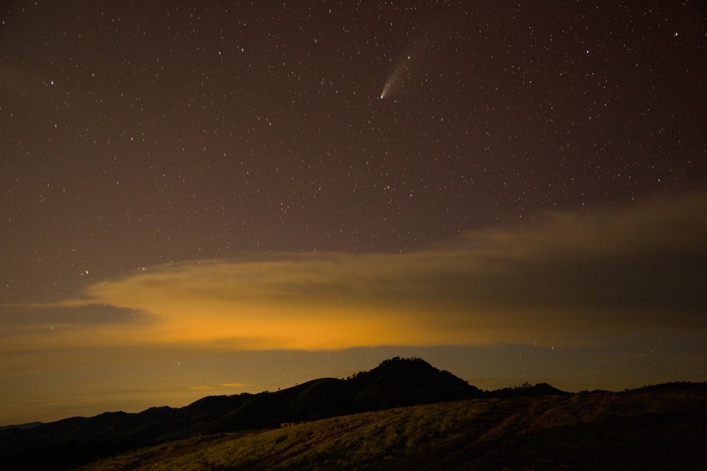 Comet NEOWISE in Myanmar.