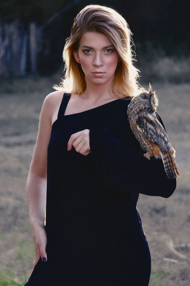 Фотосессия с совой