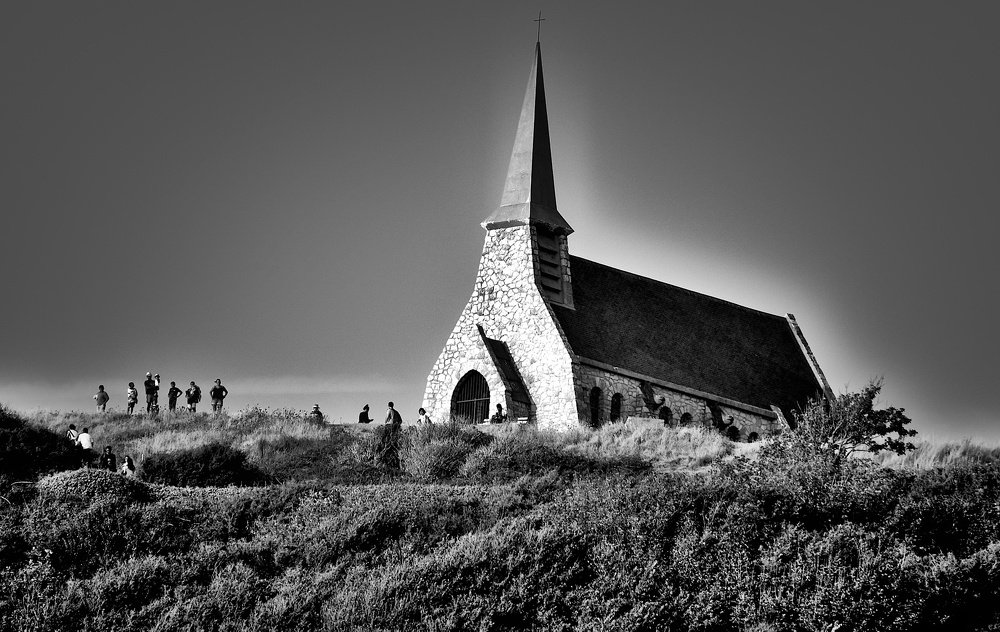 Church from my Trip from Russia to Normandy, France
