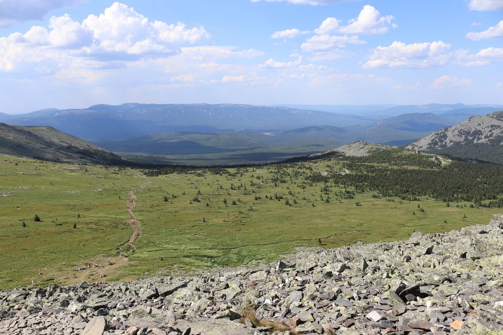 На вершине горы Иремель