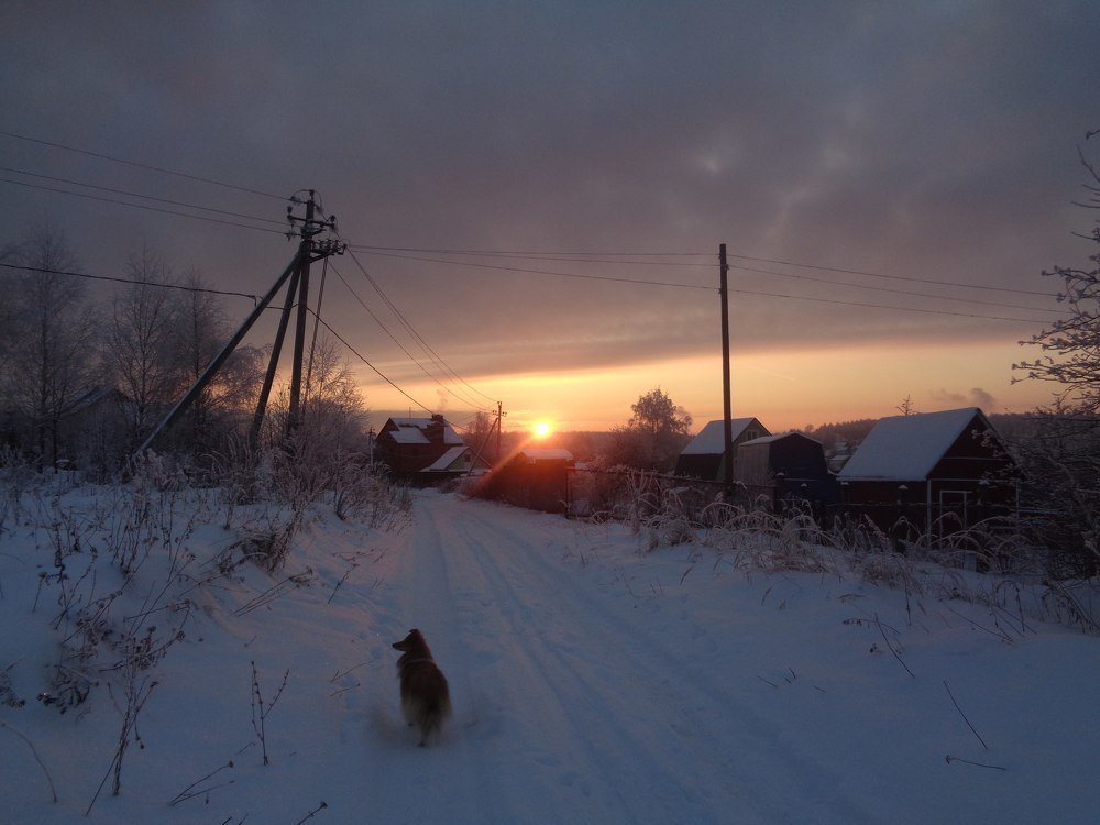 Зимний закат