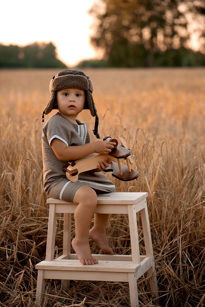 Закат в поле