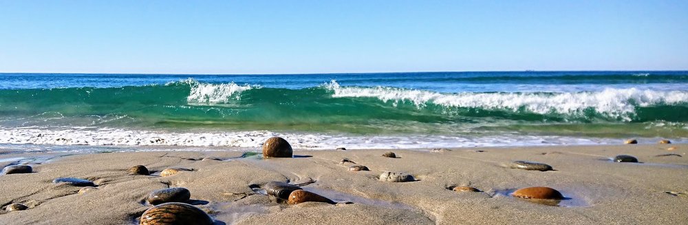 Прибой во время отлива.