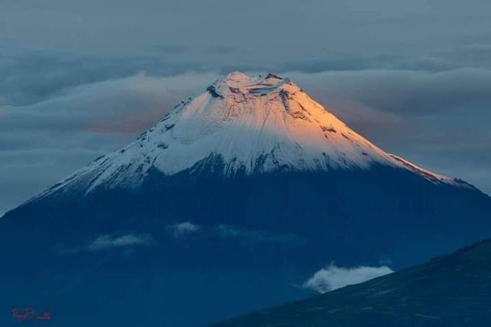 Volcán Cotopaxi en Ecuador