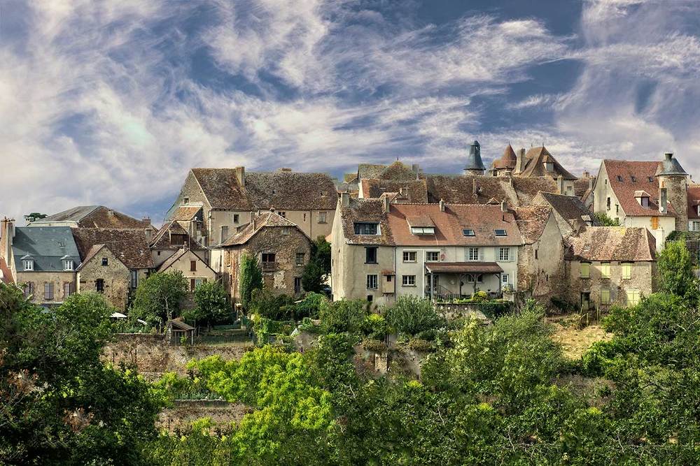 Old city.Saint Benoit du Sault.