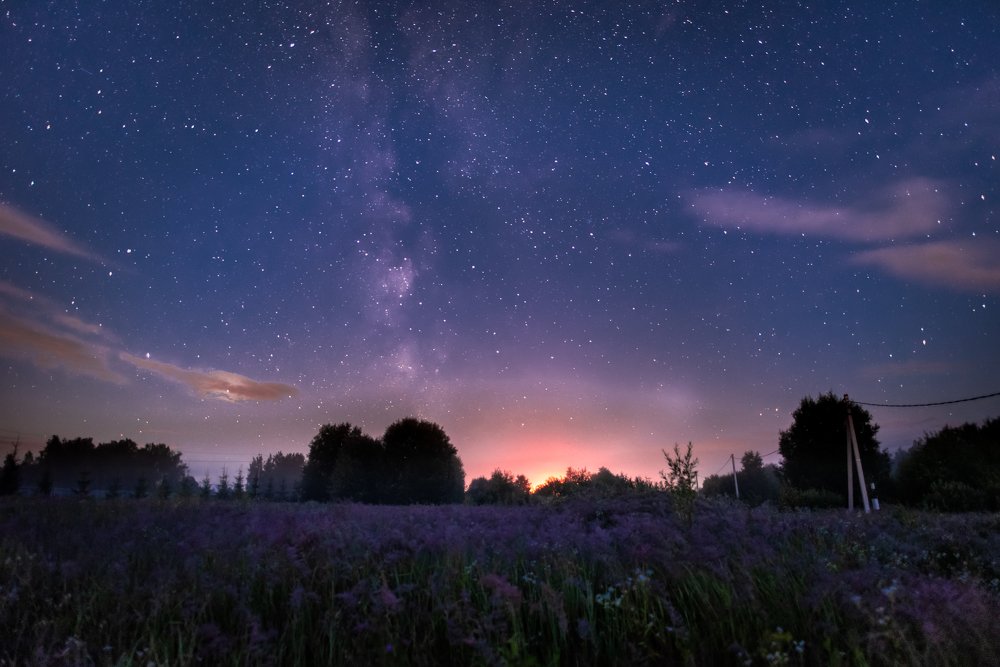 Ночь за городом