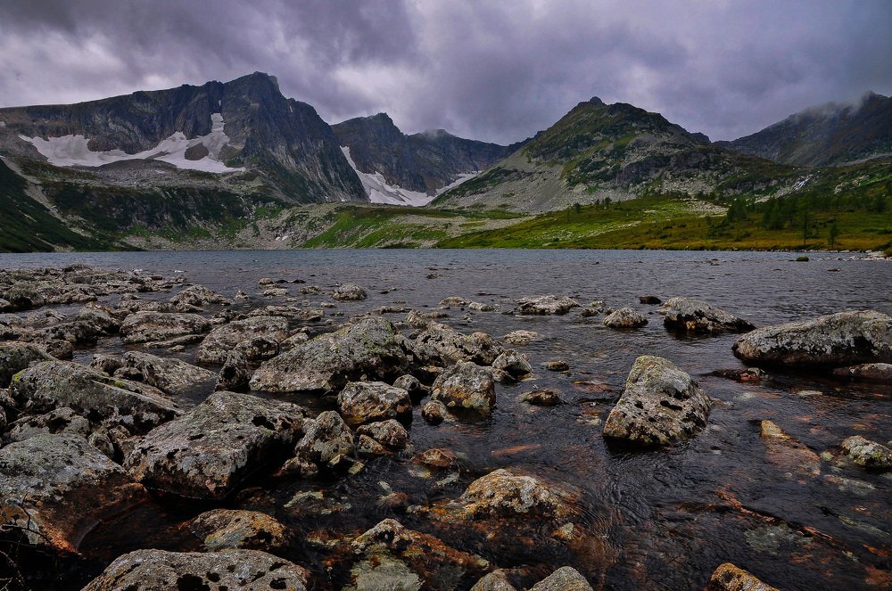 Горное озеро Харлыгколь