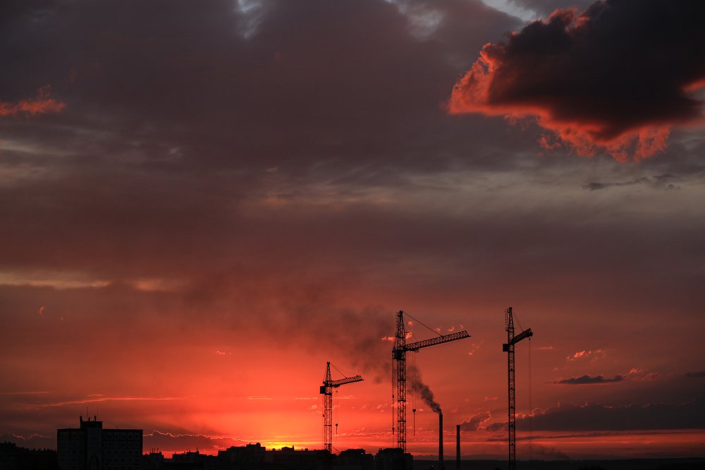 Пылающий закат