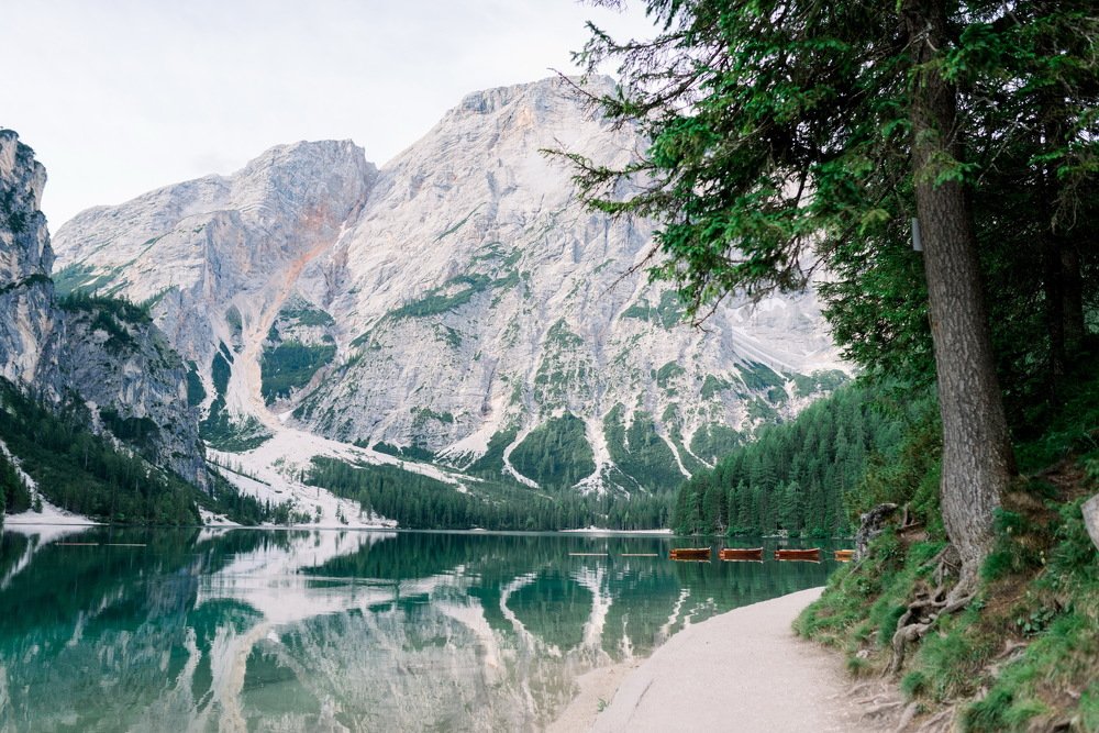 Braies lake, Italy