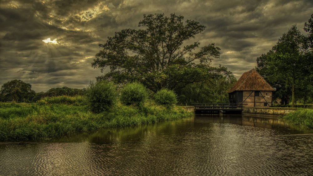 Old Dutch Water Mill.