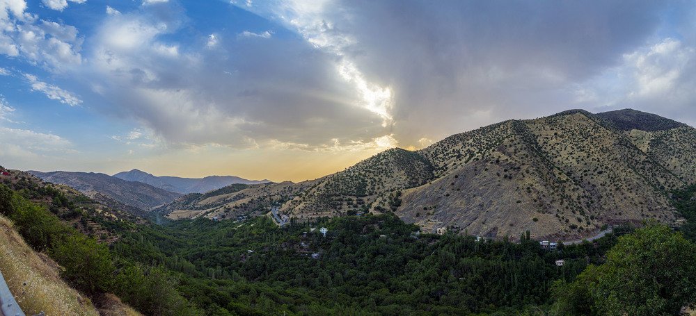 Sunset over Peaceful Valley of Tawela