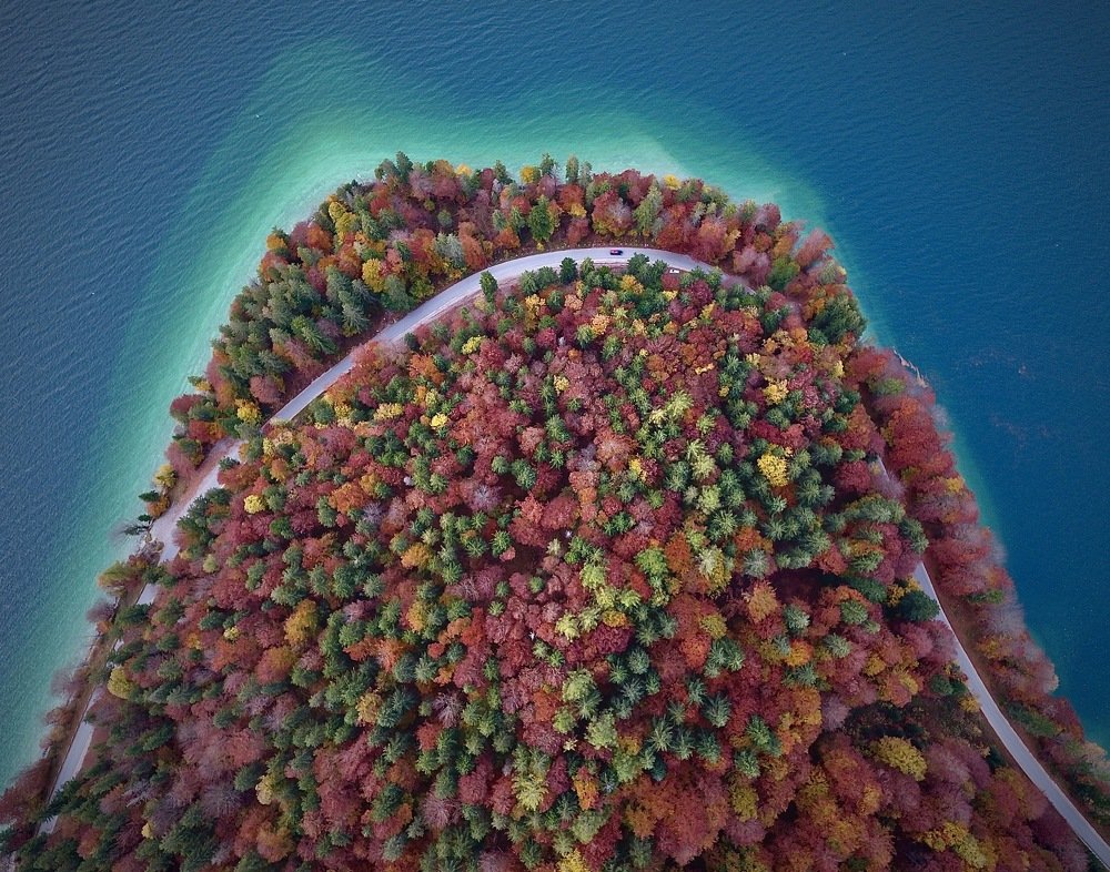 A volcano of colours