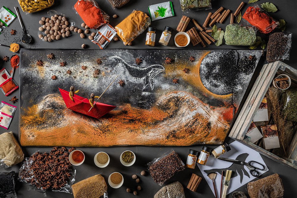 "Мо́би Дик и злые китобои"  "Moby Dick and the Angry Whalers"