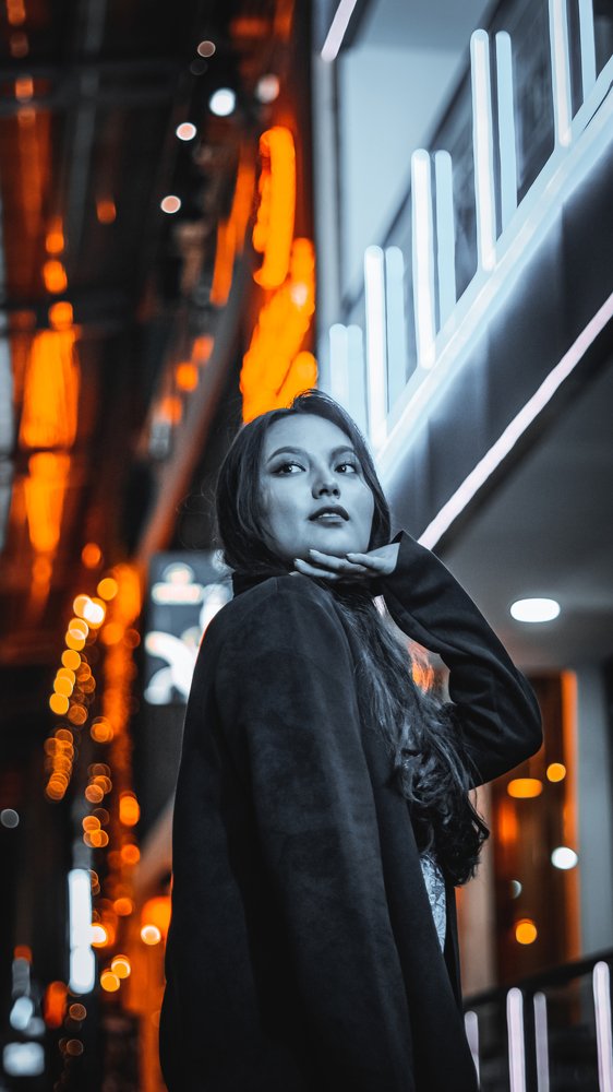Female Portrait with lights