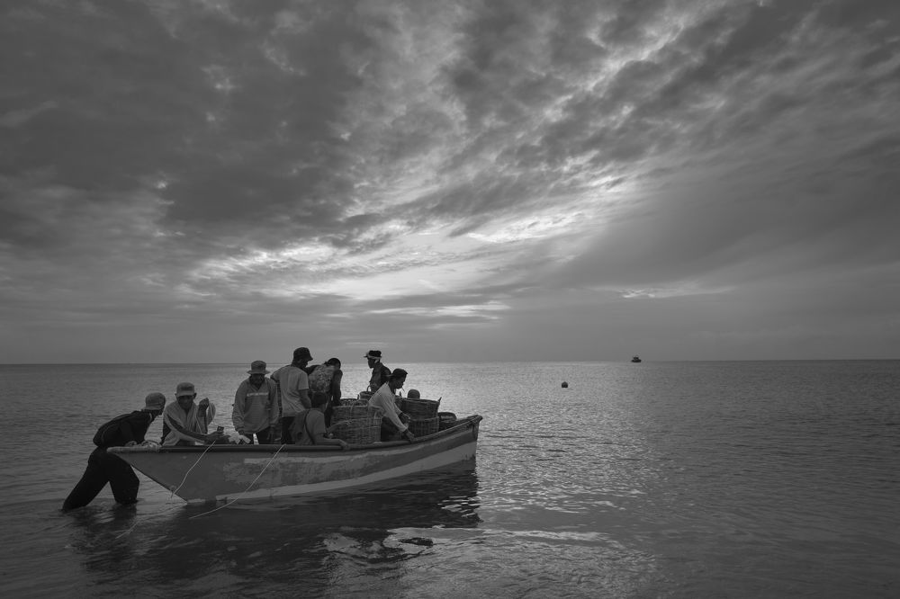 Fisherman are going to work