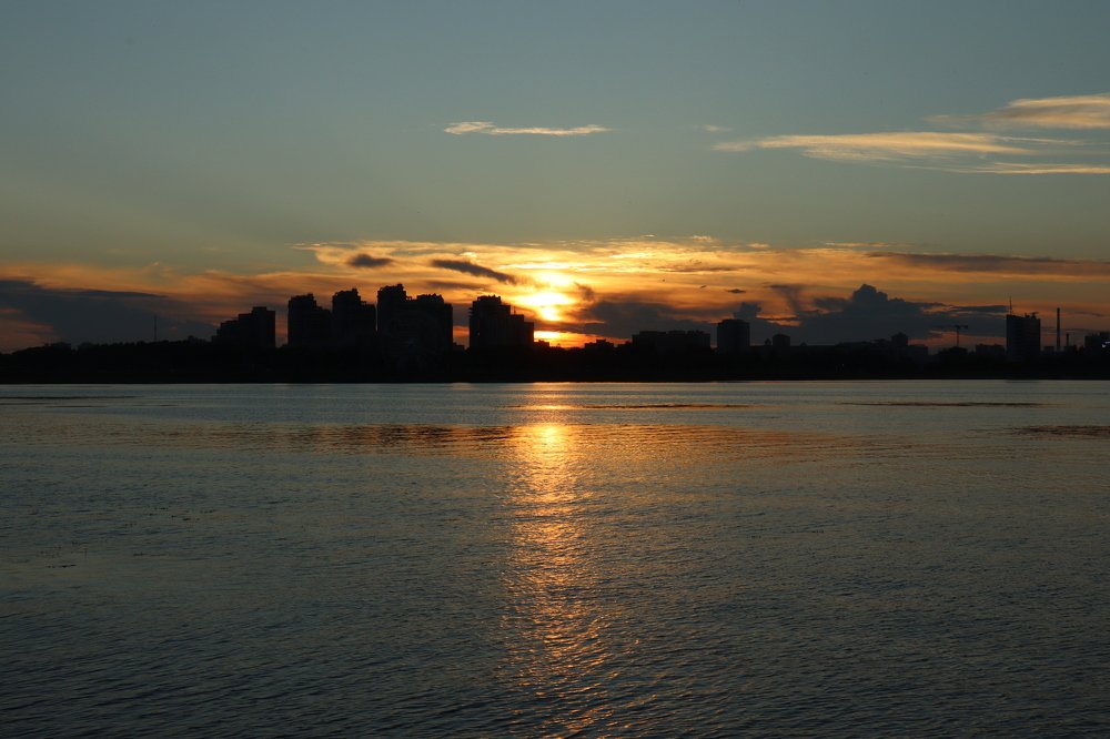 Закат в Казани