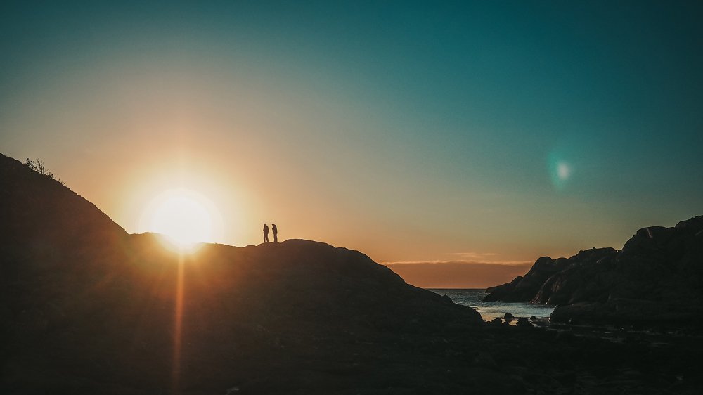Sunset in Norway, March 2019