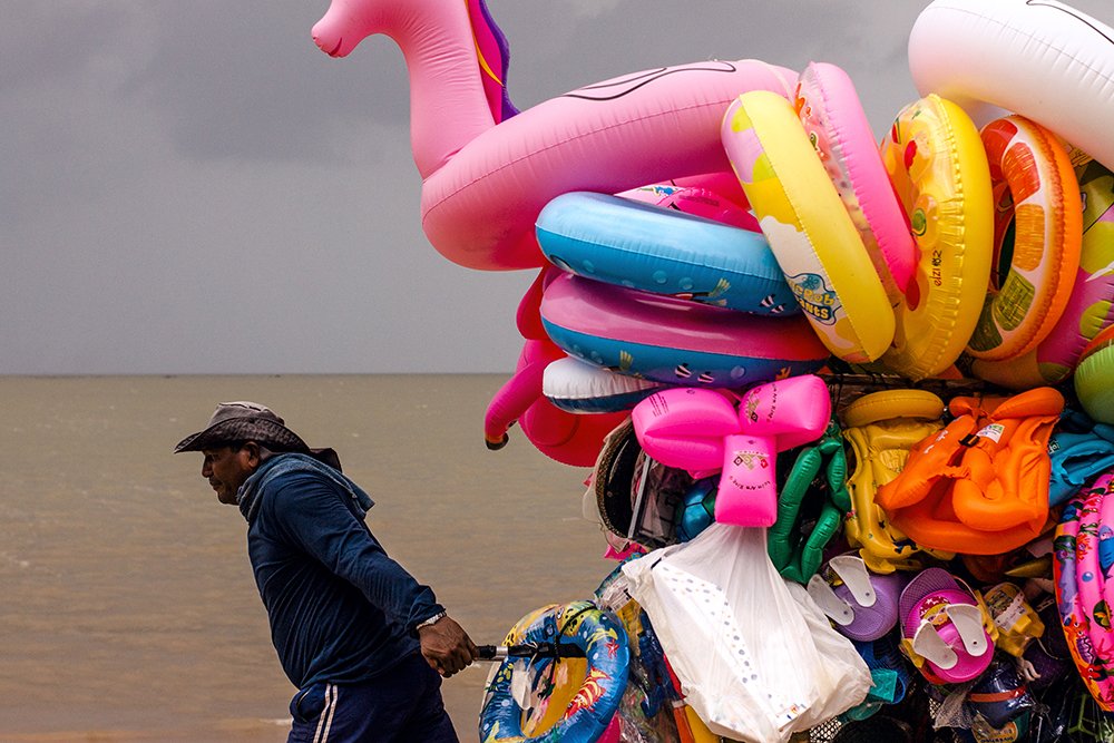 O vendedor de bóias