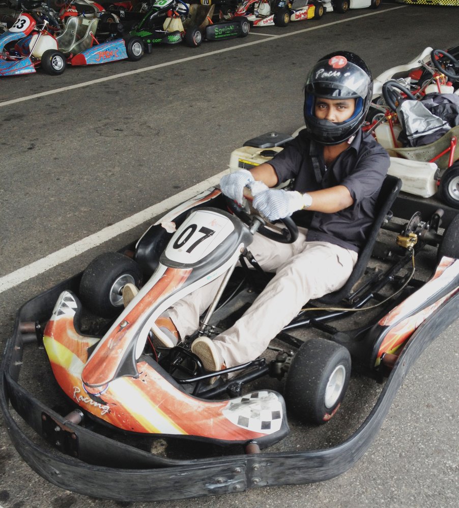 Karting on action