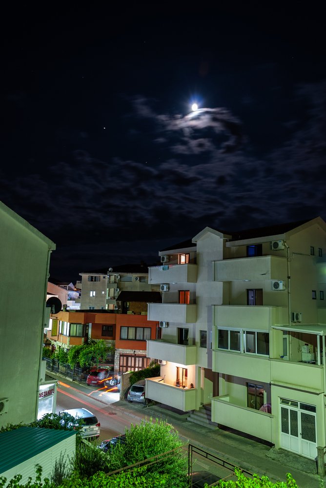 Ночь в Будве