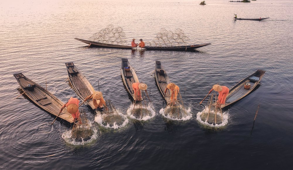 Fishermen at Inle Lake