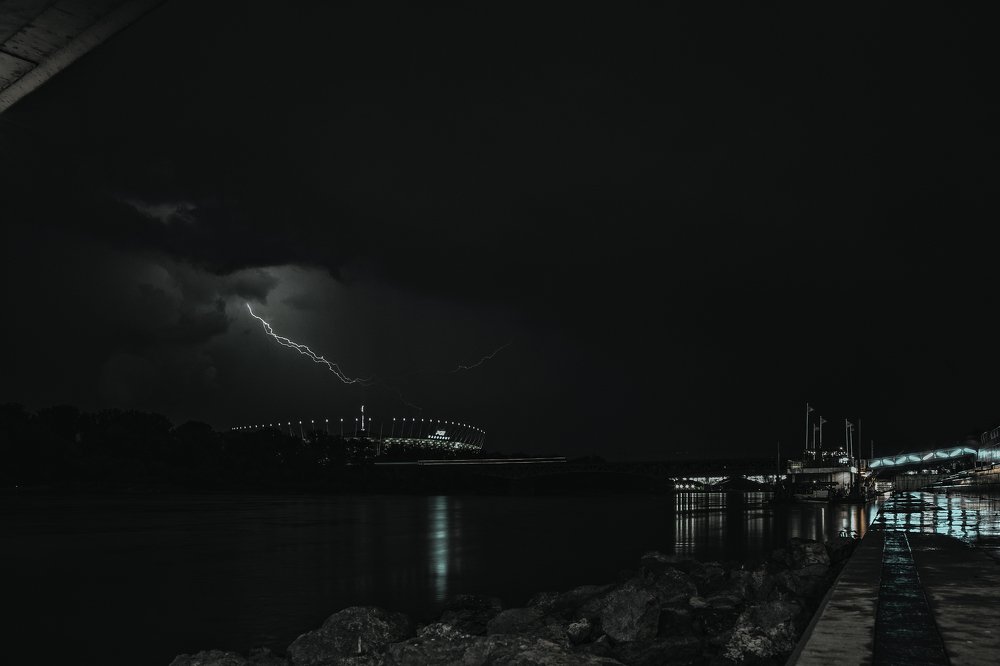 Летняя гроза в Варшаве