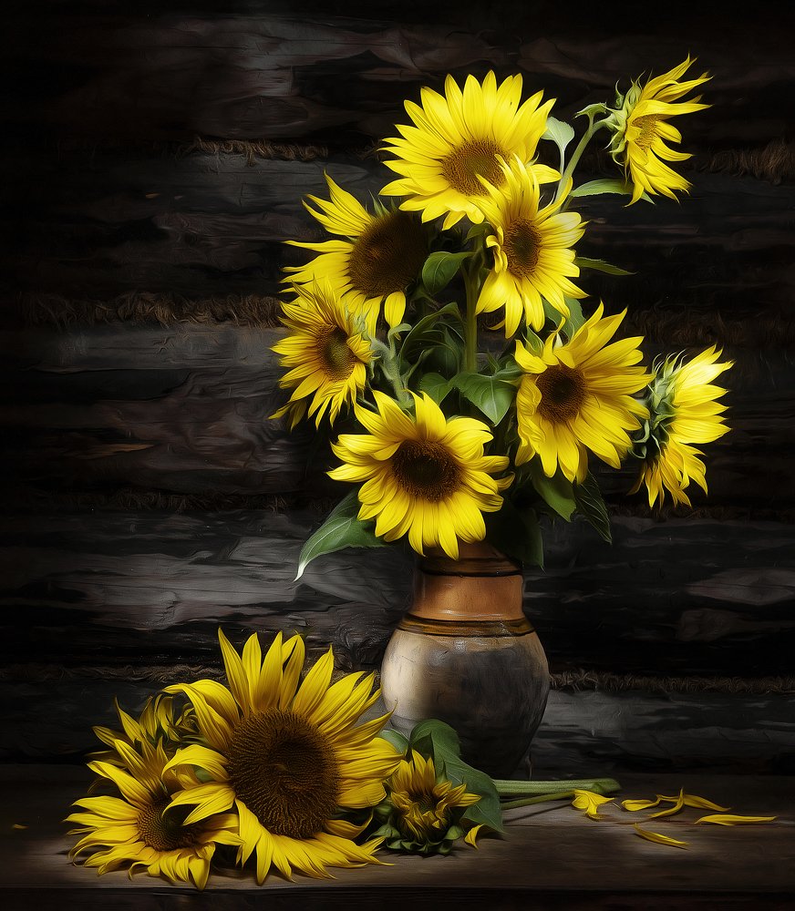 Подсолнухи