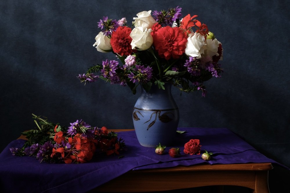 Making a bouquet