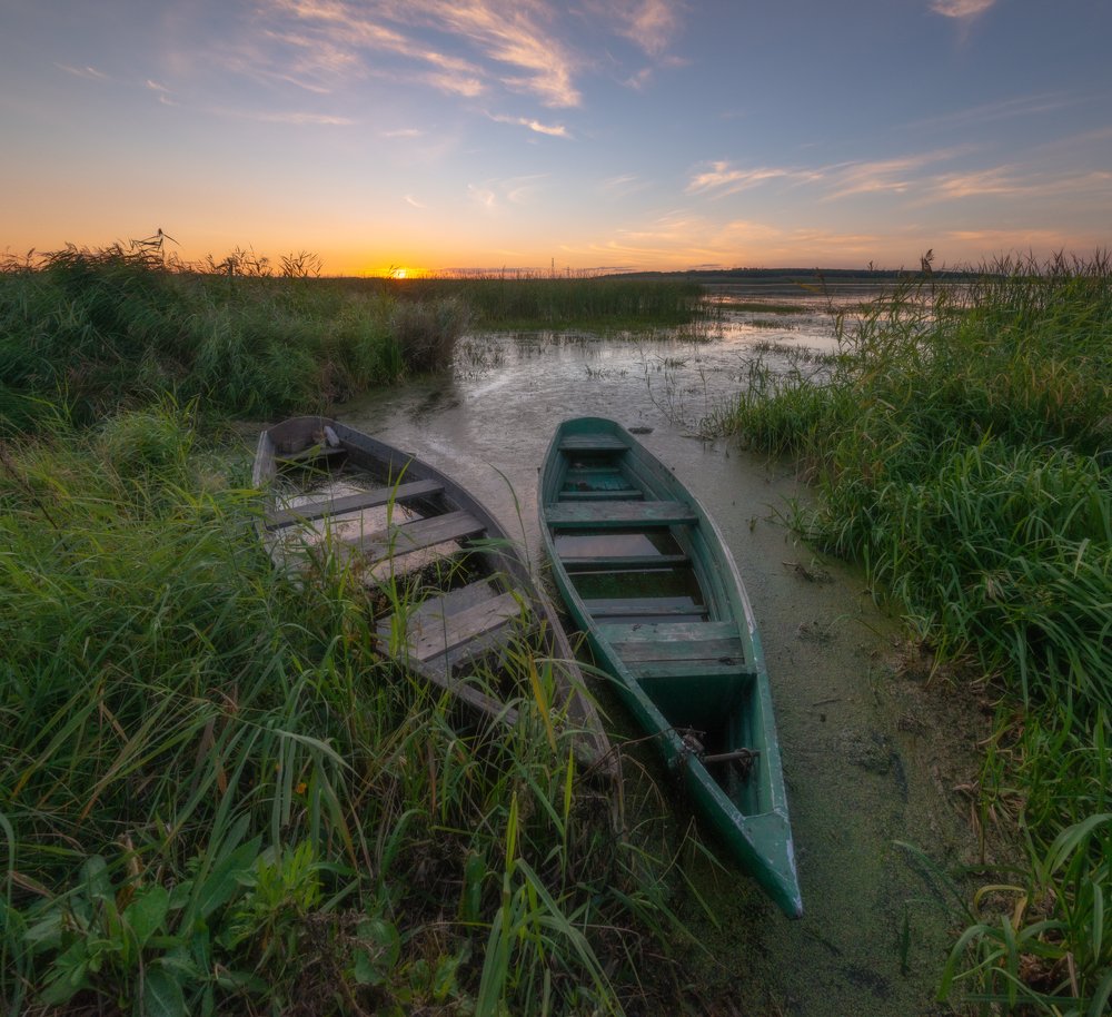 В гостях у лодочек