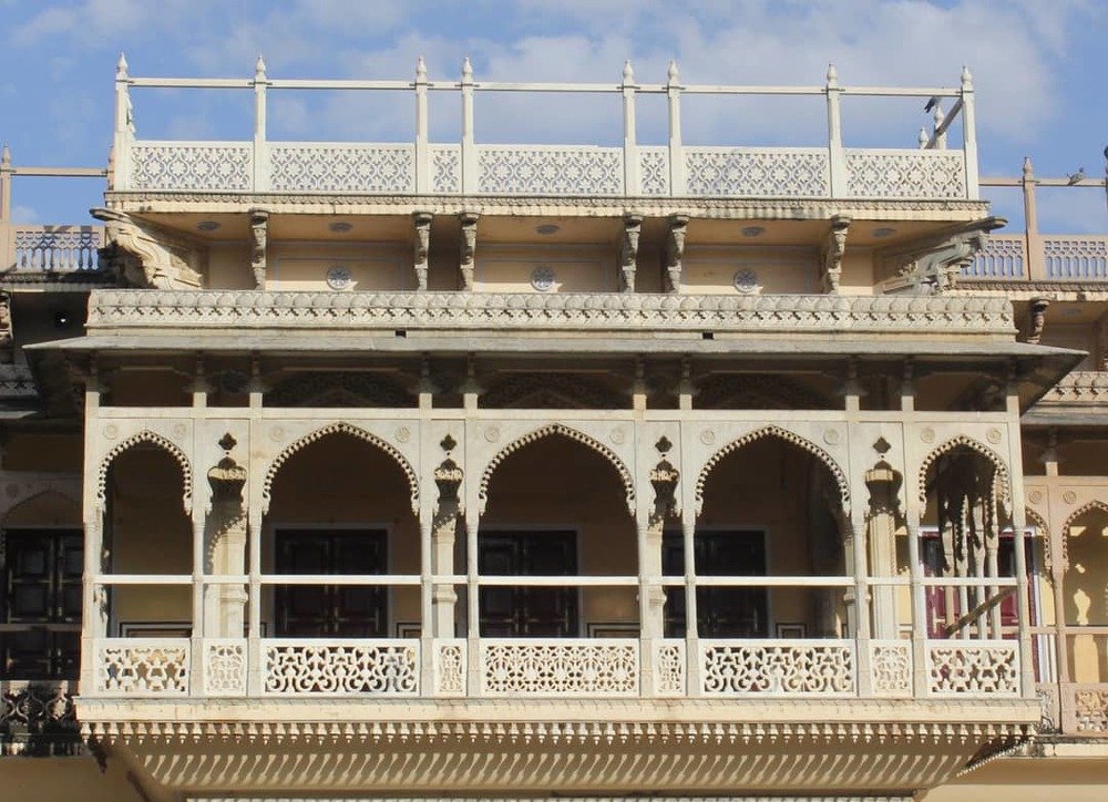 The carving out of stone