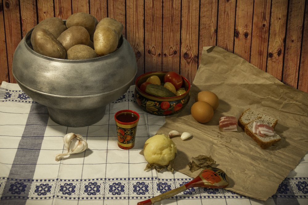 деревенский ужин