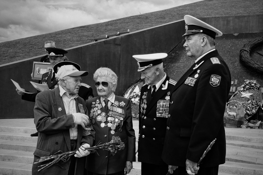 Встреча ветеранов на Ржевском мемориале