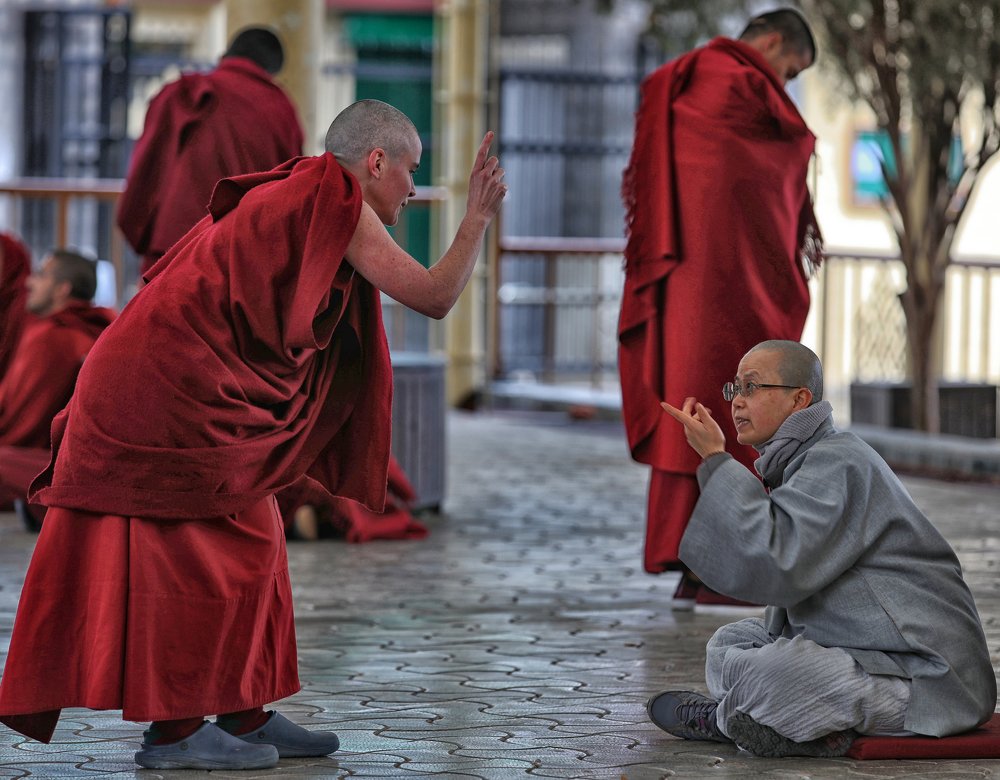 Debate in the monastery