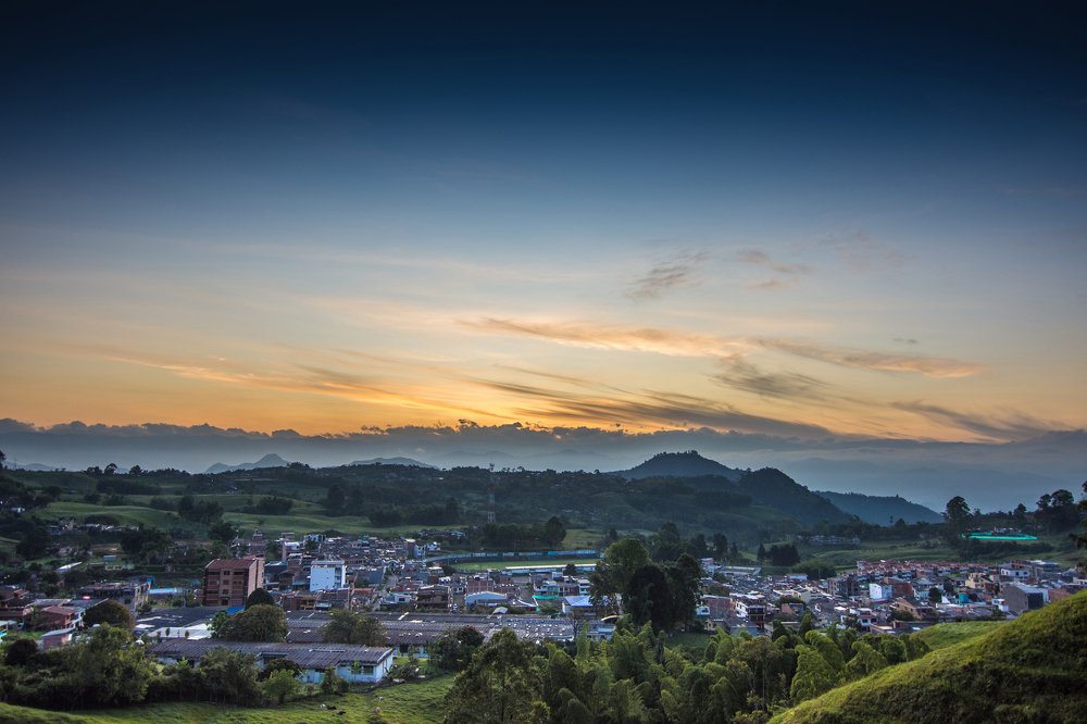 Amanecer Riosucio Caldas Colombia
