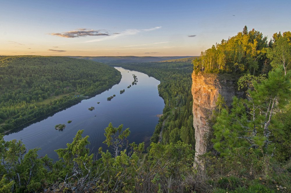 Ветлан на закате.