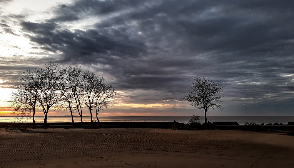 Invierno sobre el Río de la Plata.