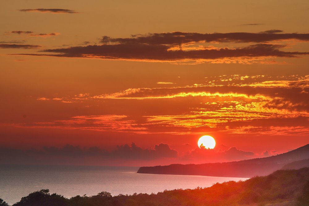 Красный закат